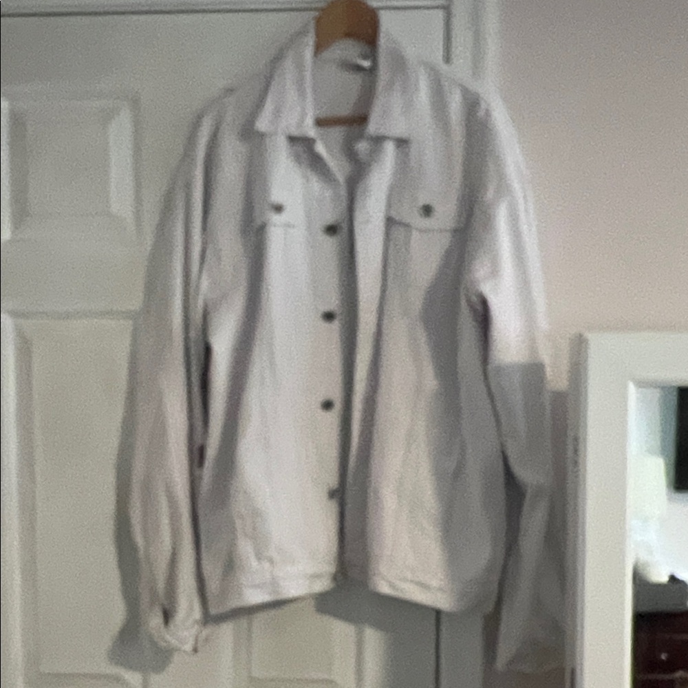 Men's White Denim Jacket